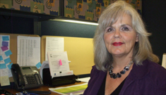 Julie Stewart takes a break from SCSEP duties at Goodwill Industries of New Mexico. Julie Stewart takes a break from SCSEP duties at Goodwill Industries of New Mexico.