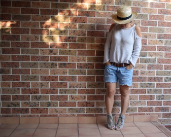 thrifted summer outfit