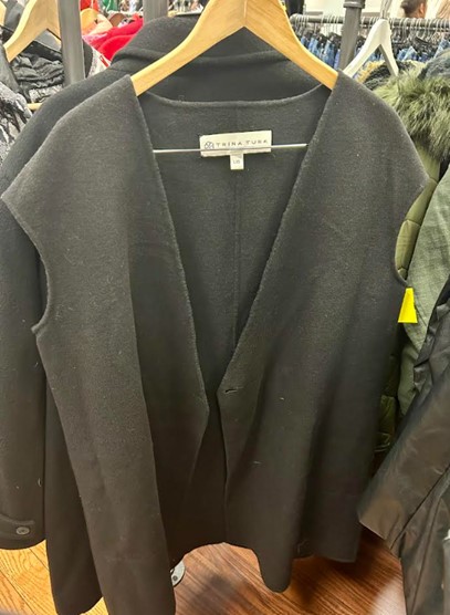 Trina Turk Alpaca Blend Oversized Sleeveless Cardigan