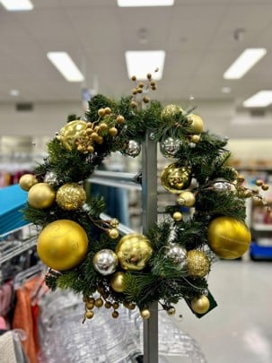 Holiday Yellow Wreath