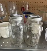Two Mason Jars